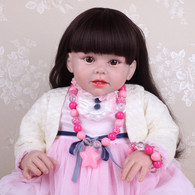 Pink Chunky Bubblegum Necklace and Bracelet set for Kids Girls